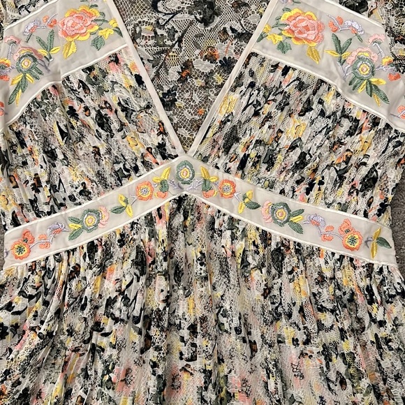 Free People embroidered and lace tunic dress - Picture 5 of 8